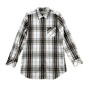 Orvis Womenswear Plaid Shirt Long Sleeve Button Up Collared Pocket Size 6